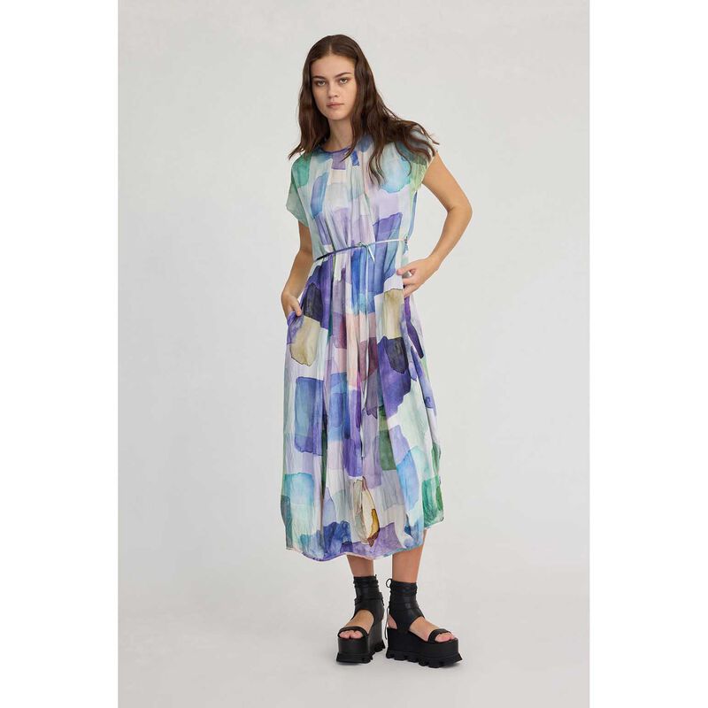 taylor Lapse Print Dress image number 3